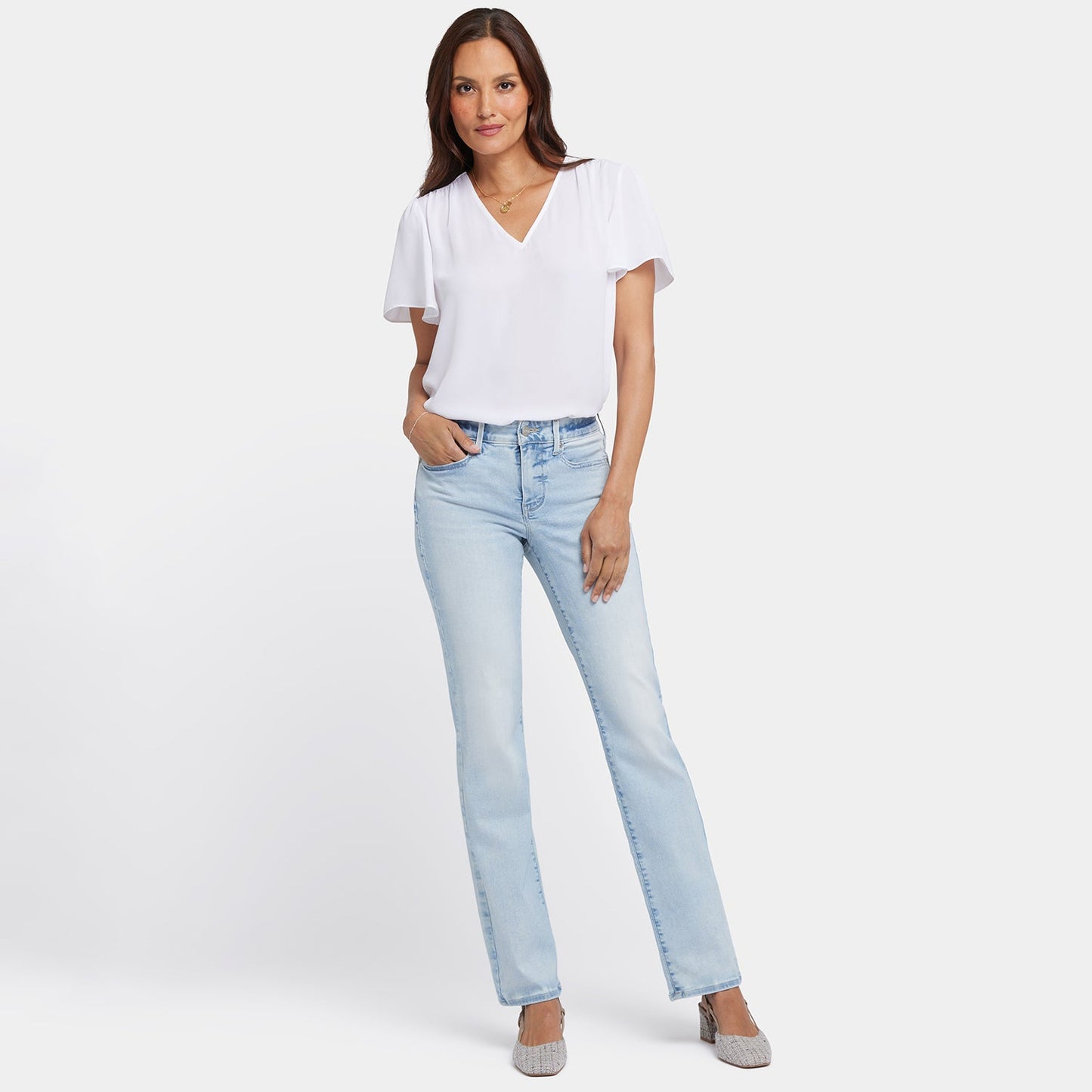 Marilyn Straight Jeans - Pamplona Ice