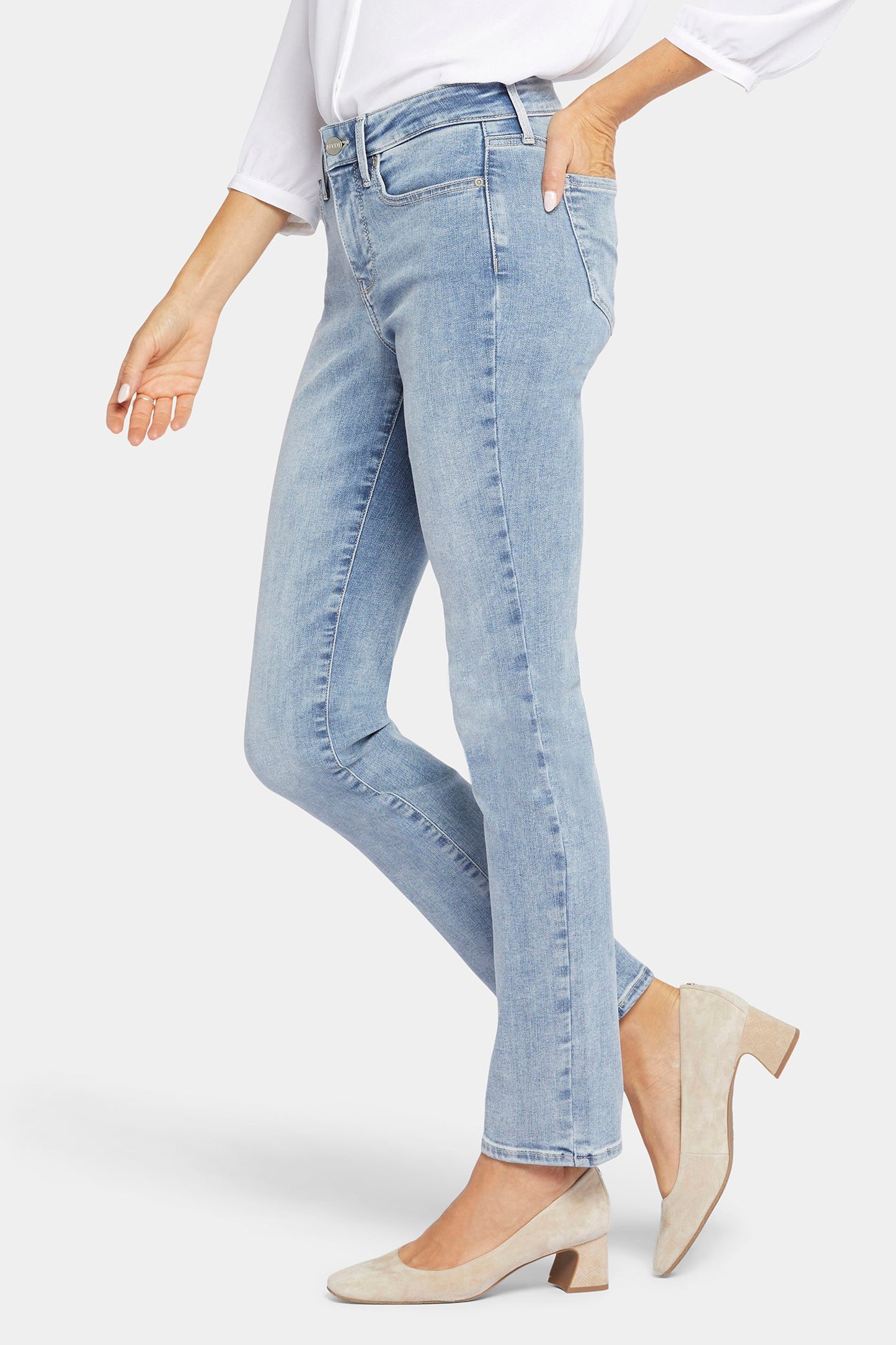 Sheri Slim Jeans In Long Inseam - Haley