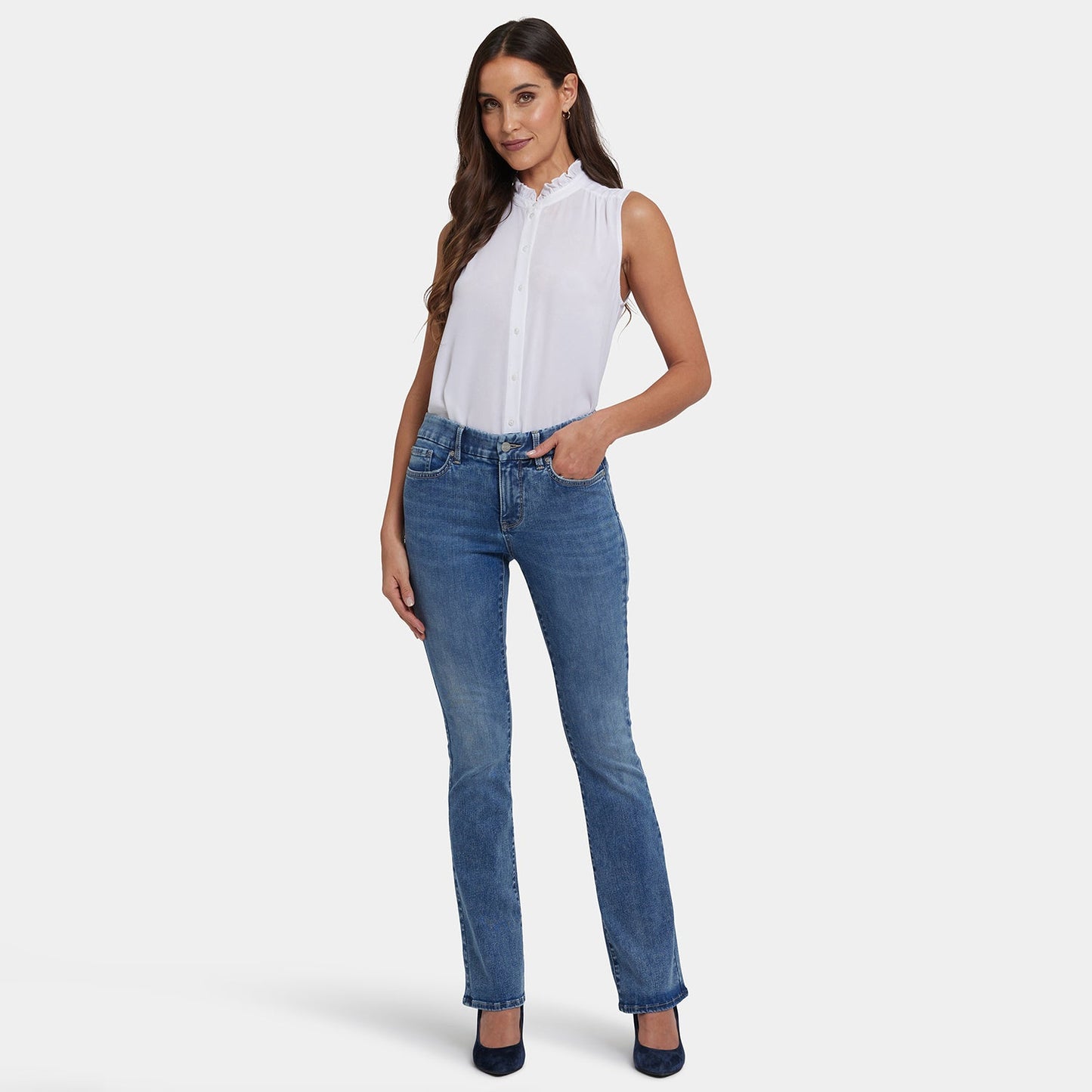 Waist-Match™ Barbara Bootcut Jeans - Parisian Sky