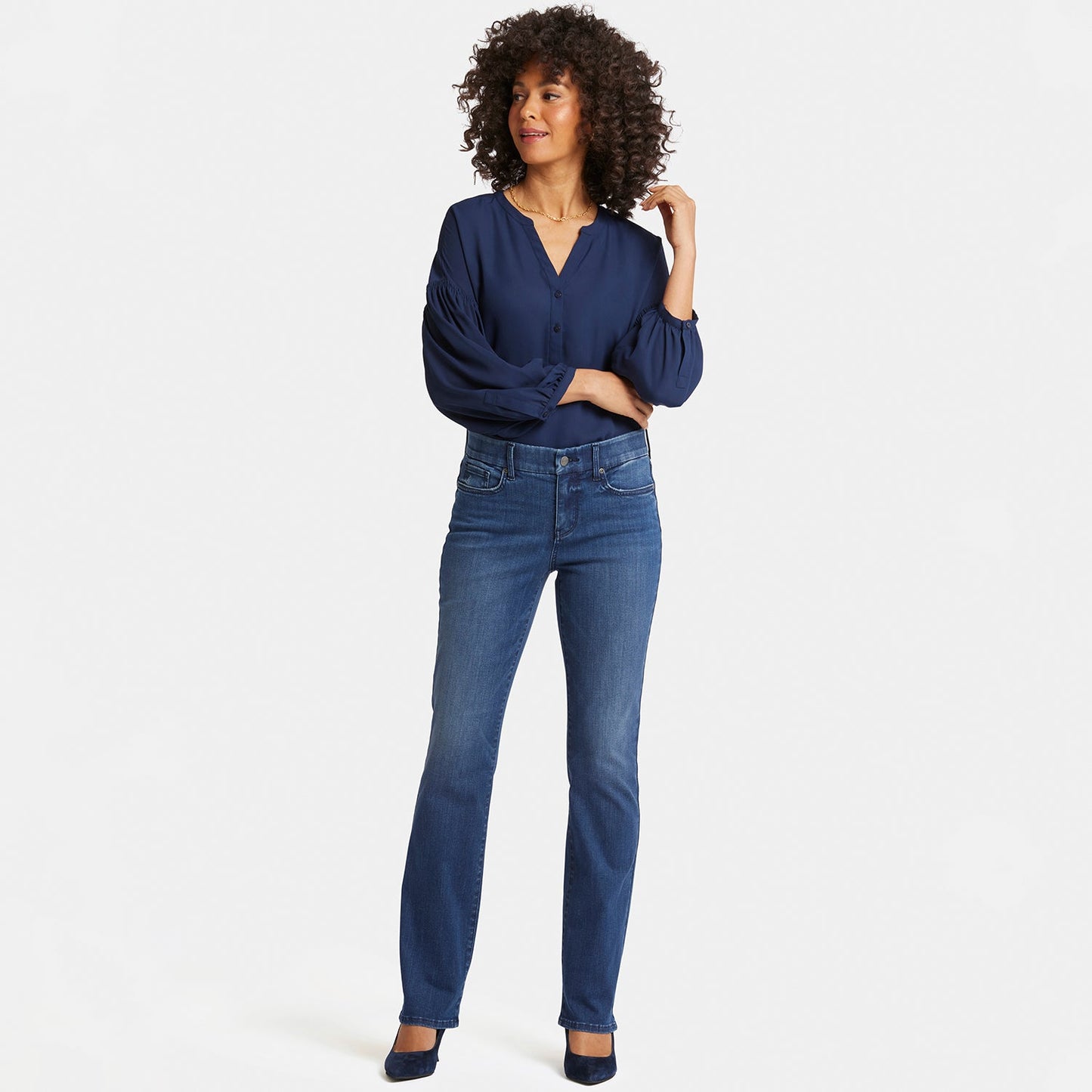 Waist-Match™ Marilyn Straight Jeans - Moonlight
