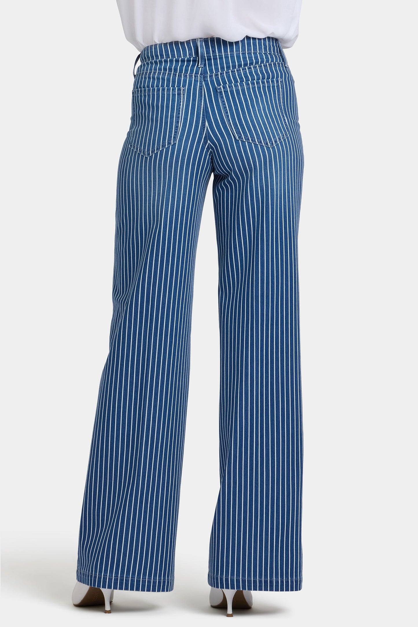 Teresa Wide Leg Jeans - Marseille Stripe