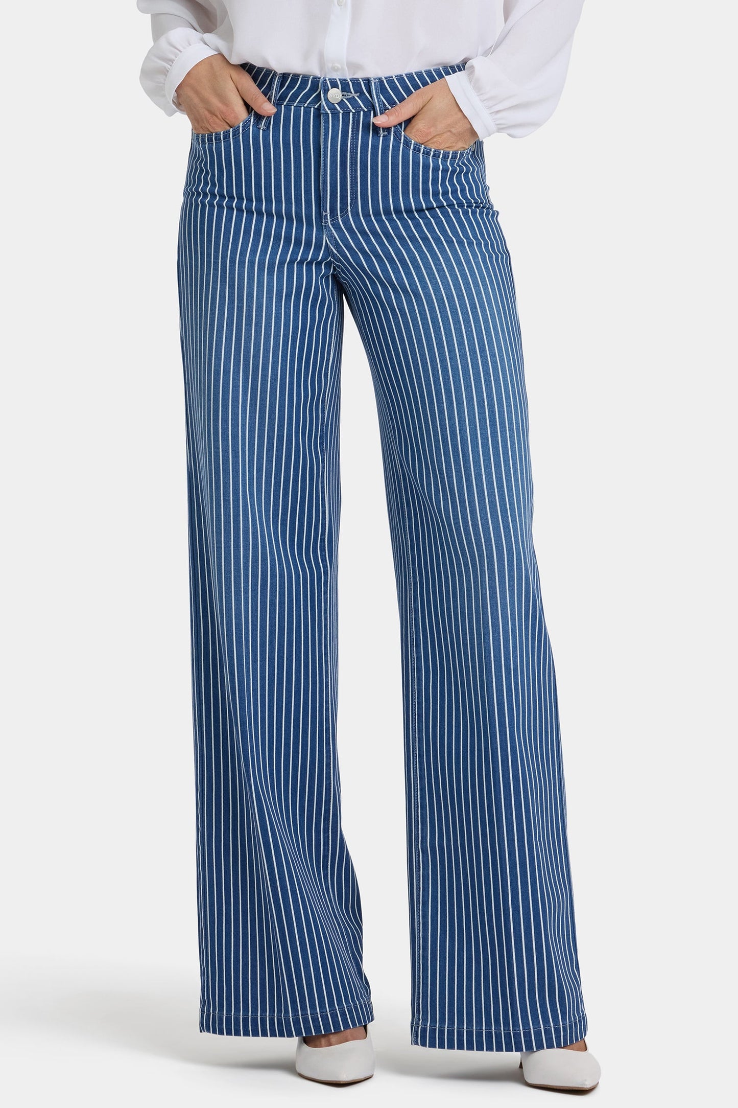Teresa Wide Leg Jeans - Marseille Stripe