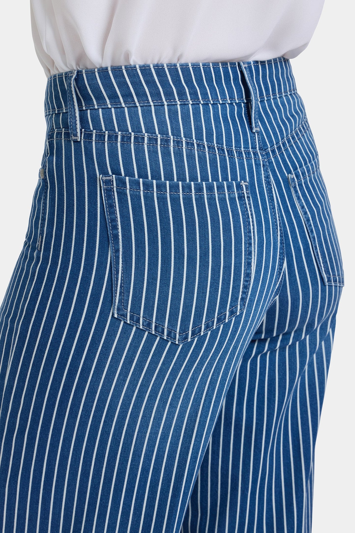 Teresa Wide Leg Jeans - Marseille Stripe