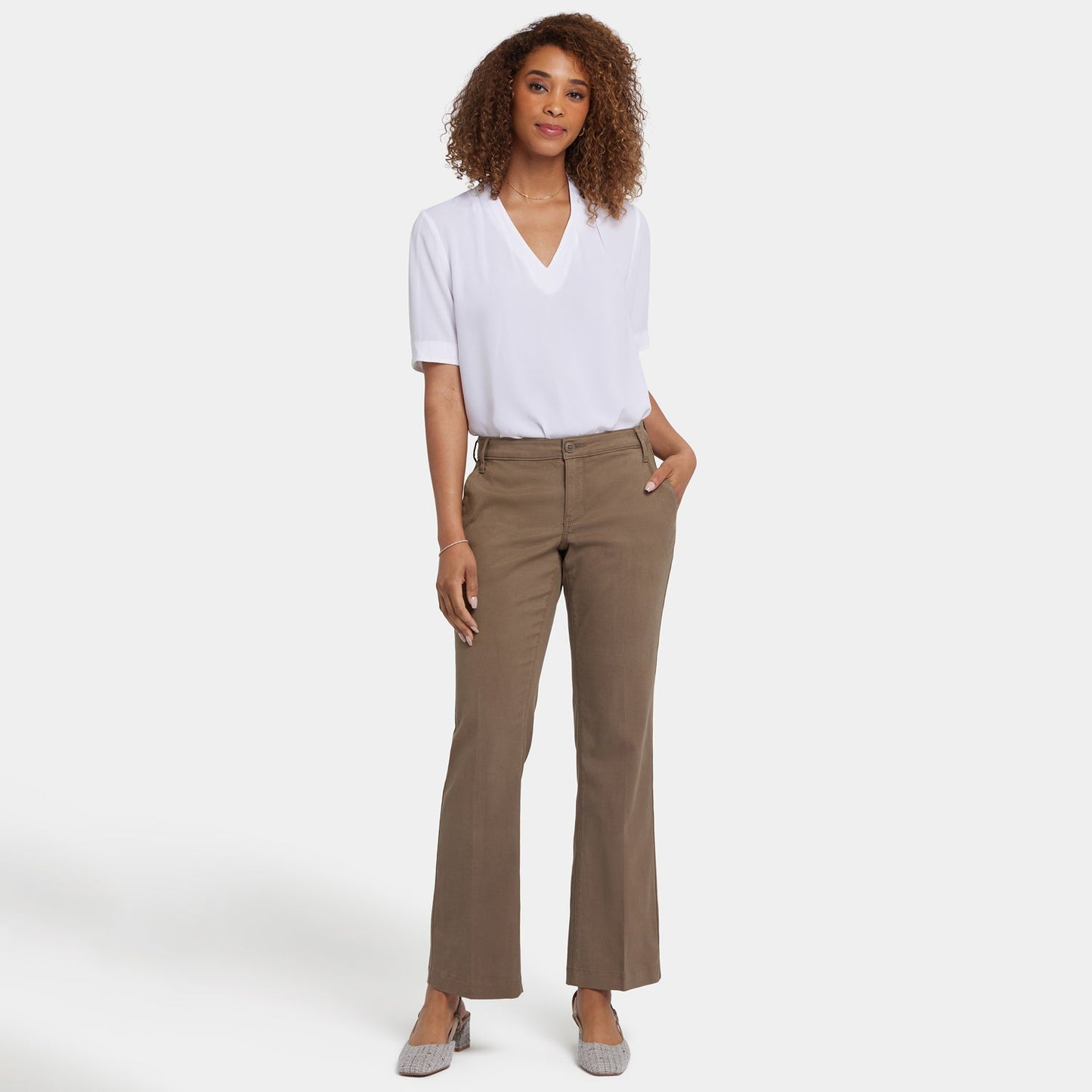 Barbara Bootcut Trouser Pants - Incense