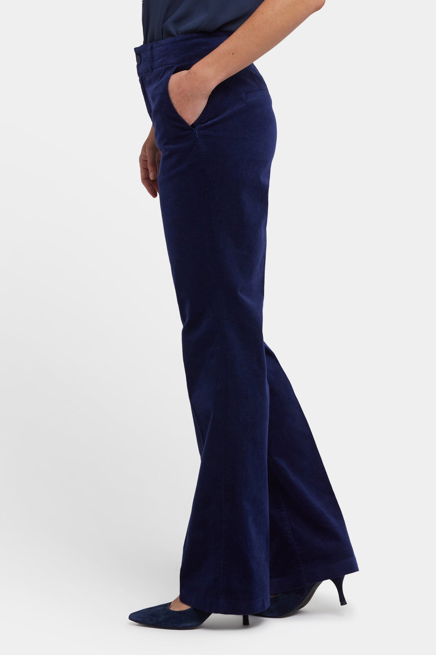 Straight Trouser Pants - Dark Sapphire