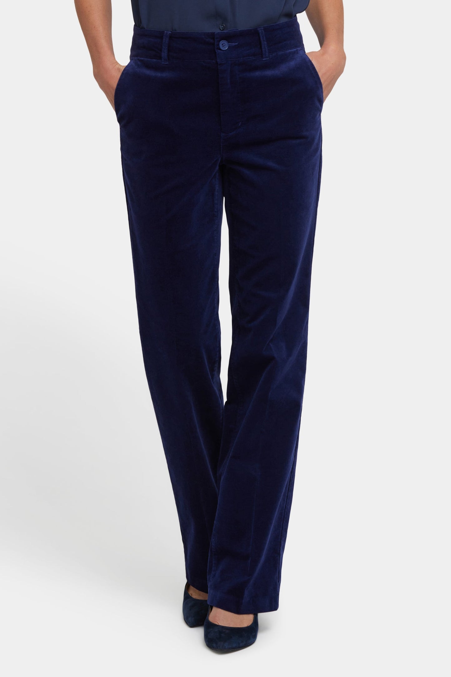 Straight Trouser Pants - Dark Sapphire