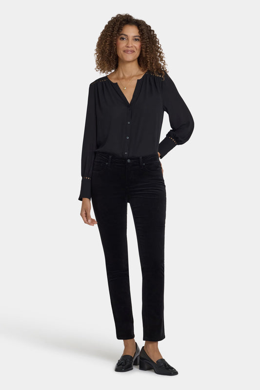 Sheri Slim Pants - Black