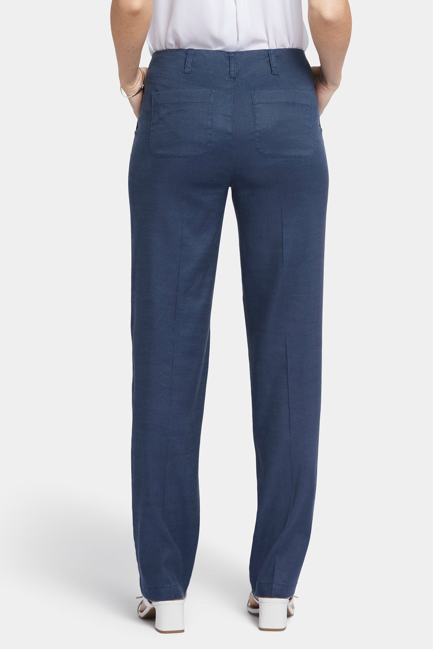 Marilyn Straight Pants In Petite - Oxford Navy