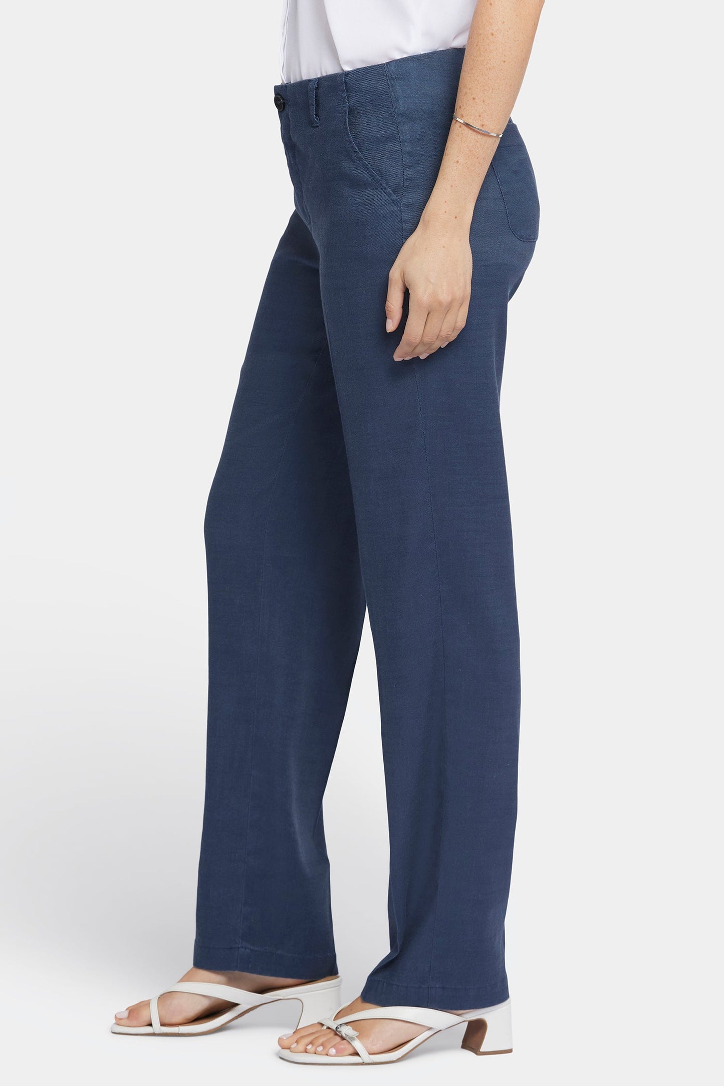 Marilyn Straight Pants In Petite - Oxford Navy