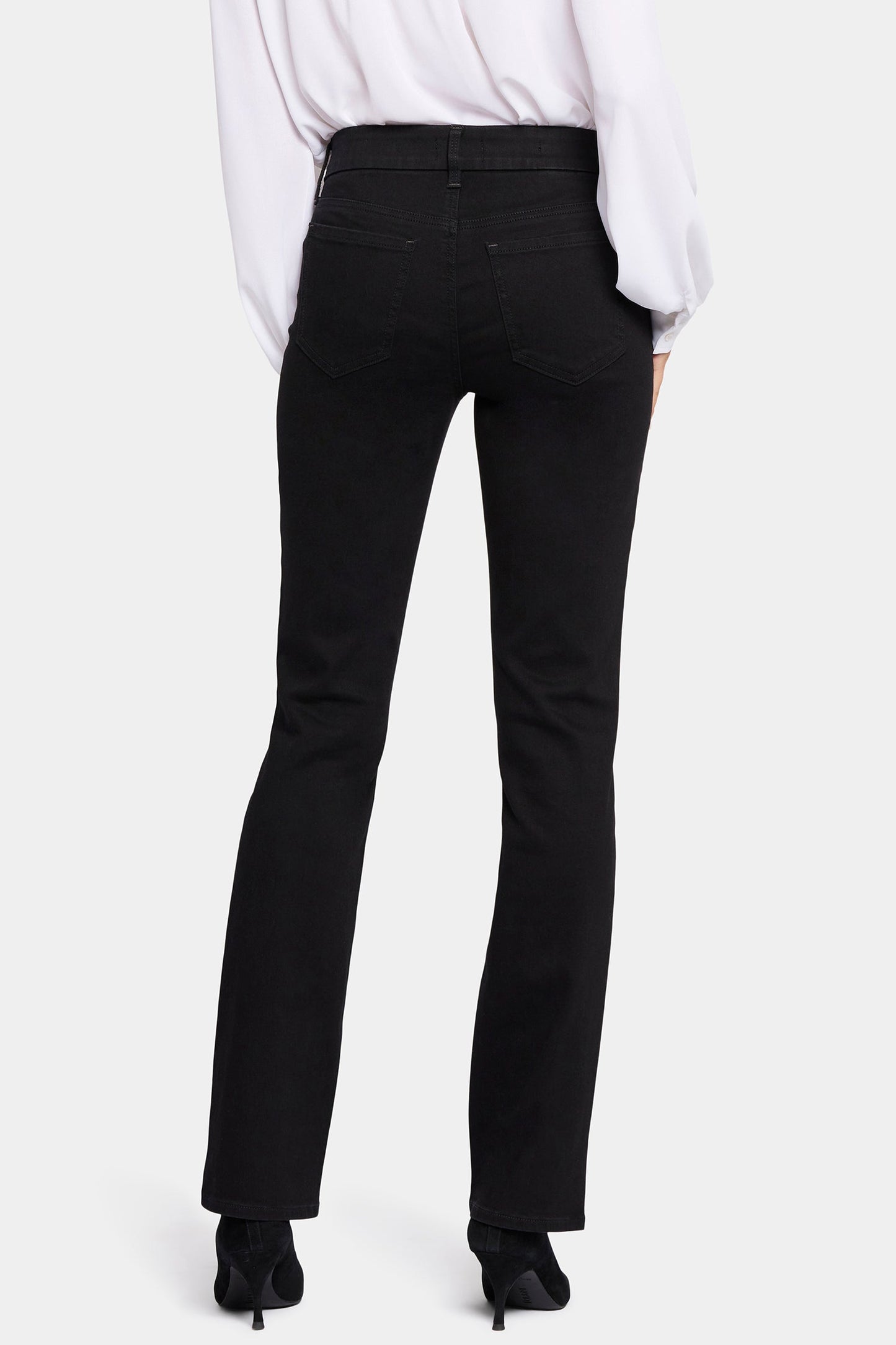 Waist-Match™ Marilyn Straight Jeans In Petite - Black