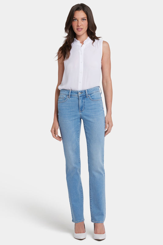 Marilyn Straight Jeans In Petite - Salamanca Sun