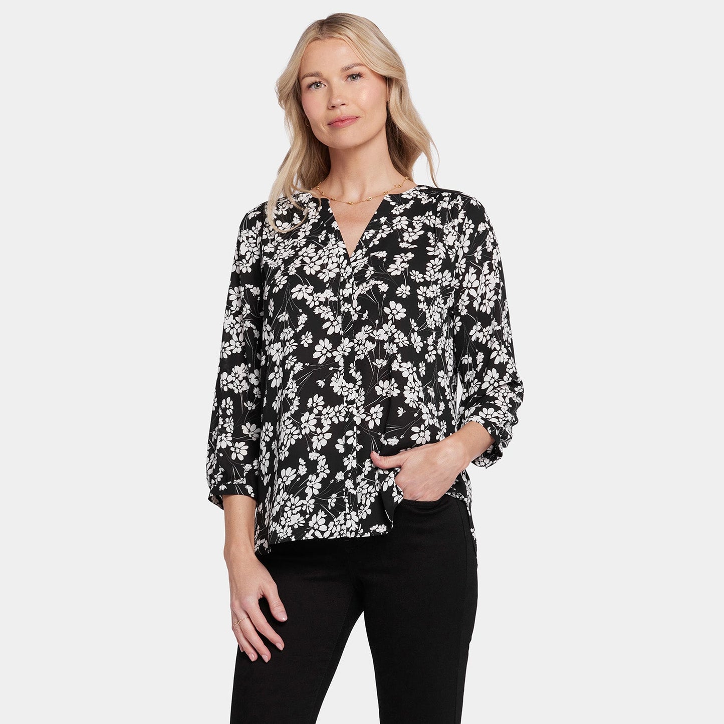 Pintuck Blouse - Stefania