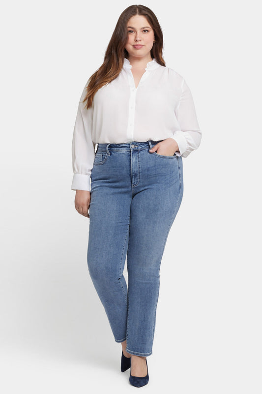 Marilyn Straight Jeans In Plus Size - Hayden Valley