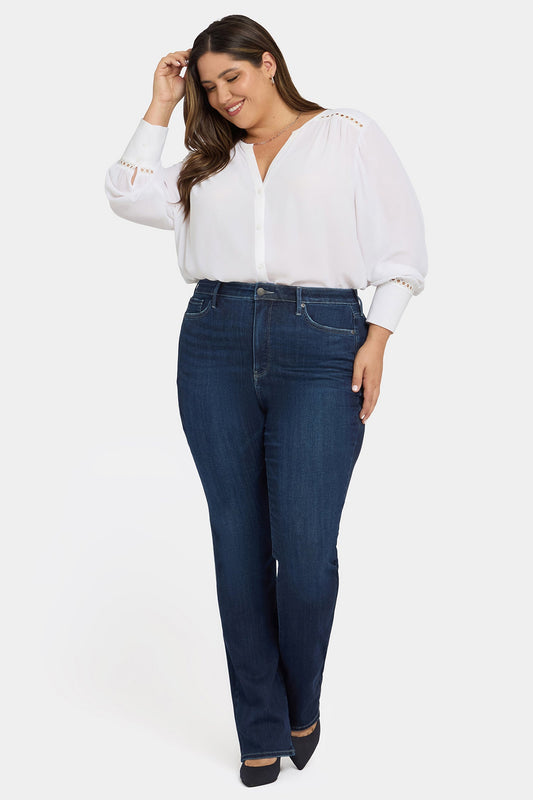 Billie Mini Bootcut Jeans In Plus Size - Ink Skyline