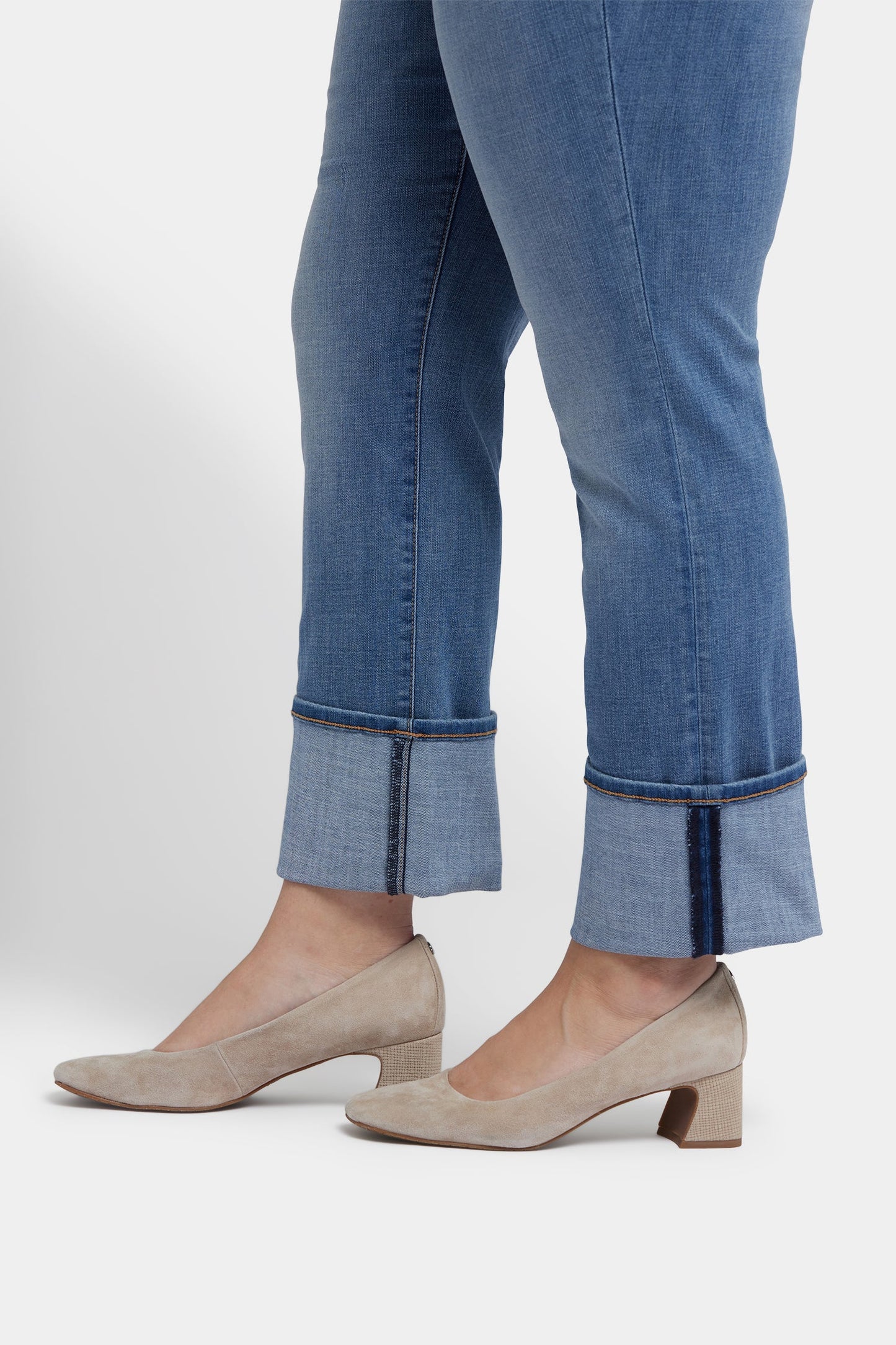 Marilyn Straight Jeans In Plus Size - Barcelona Breeze