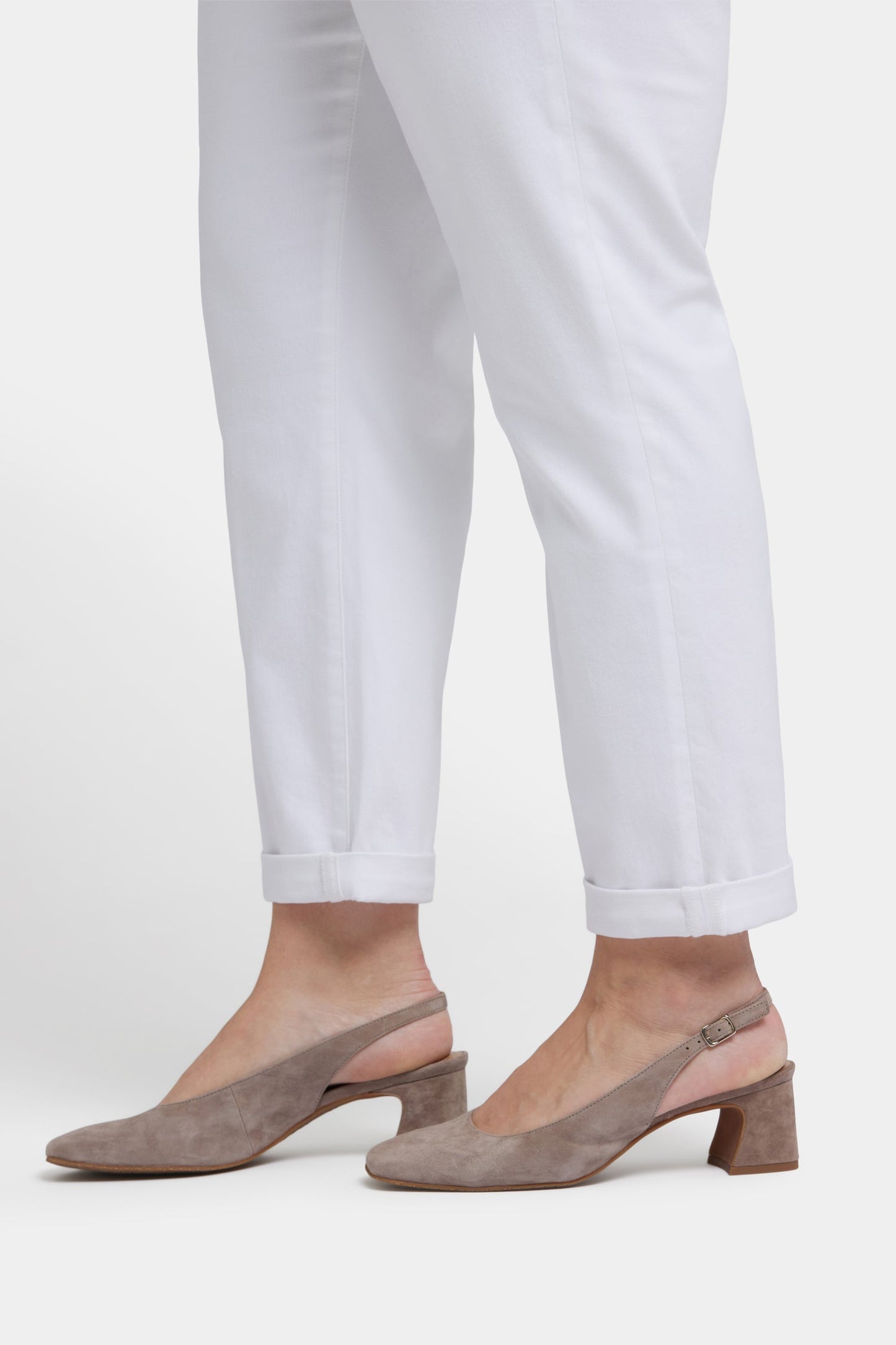 Margot Girlfriend Jeans In Plus Size - Optic White