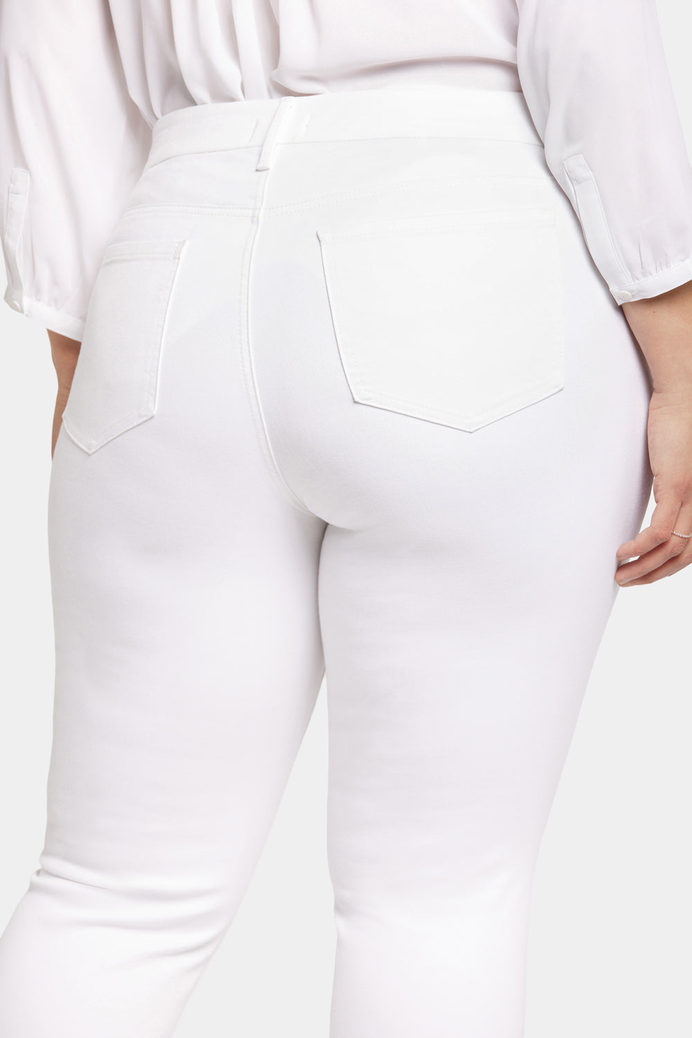 Waist-Match™ Marilyn Straight Jeans In Plus Size - Optic White