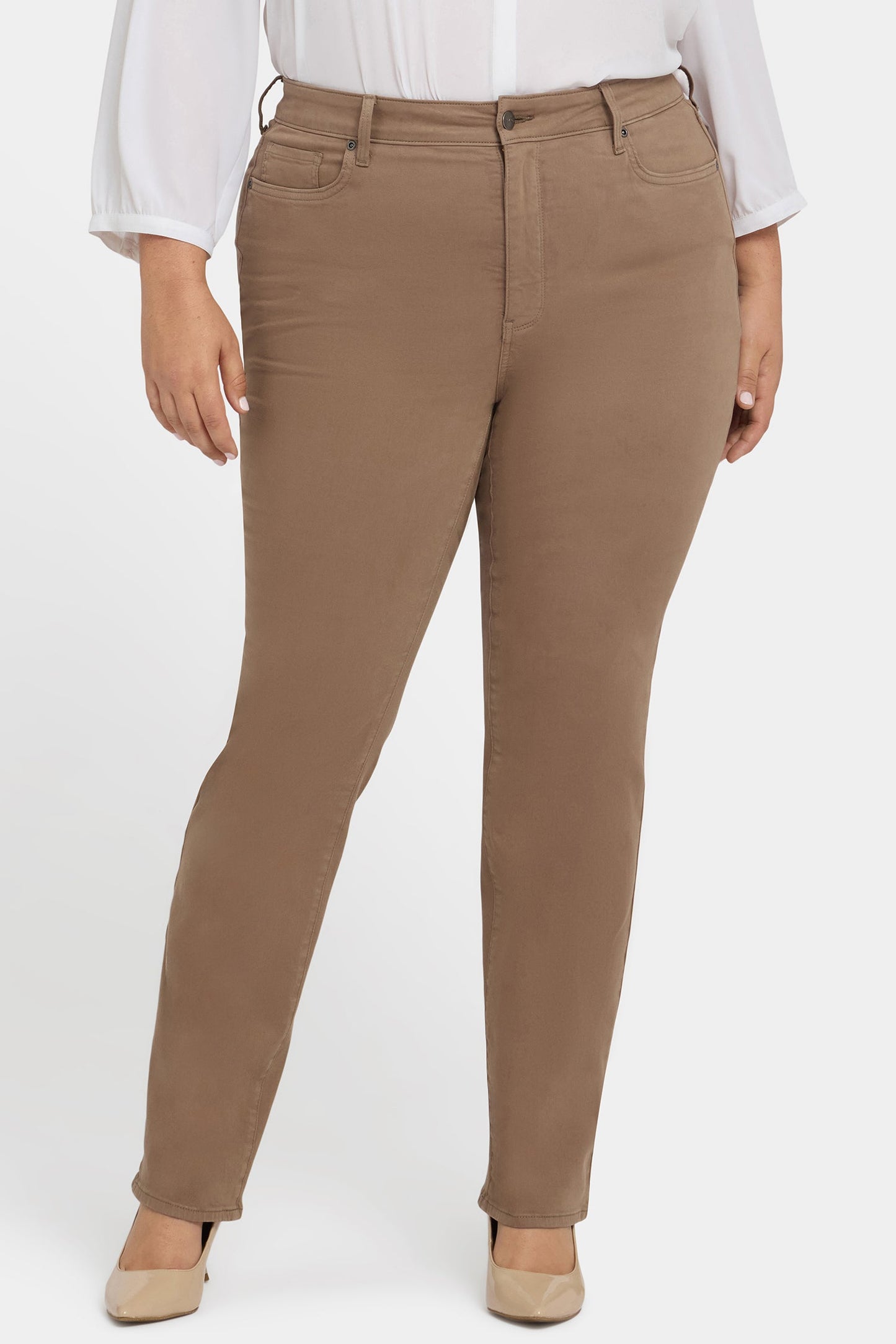 Marilyn Straight Jeans In Plus Size - Elmwood