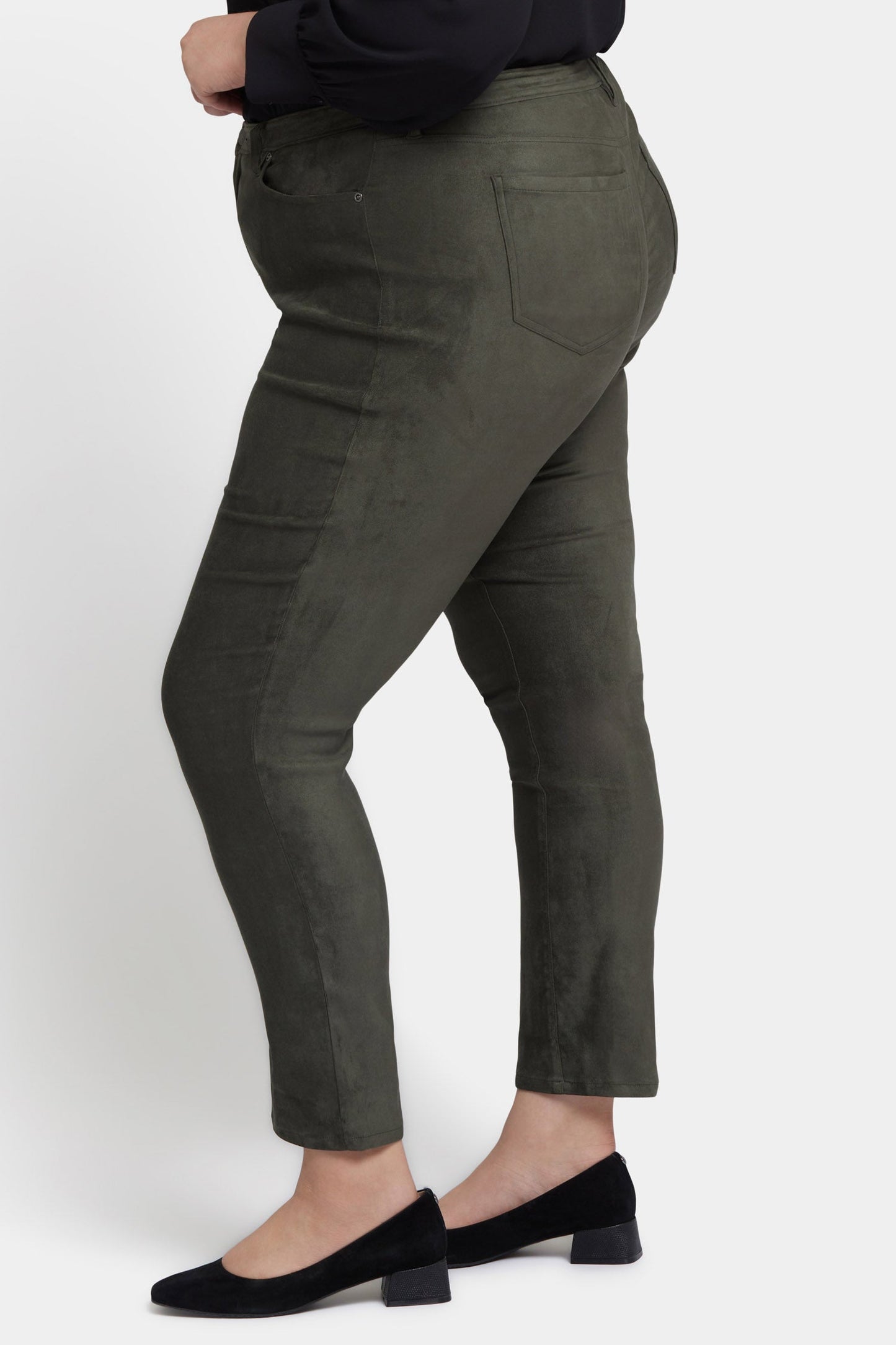 Sheri Slim Jeans In Plus Size - Vine Leaf