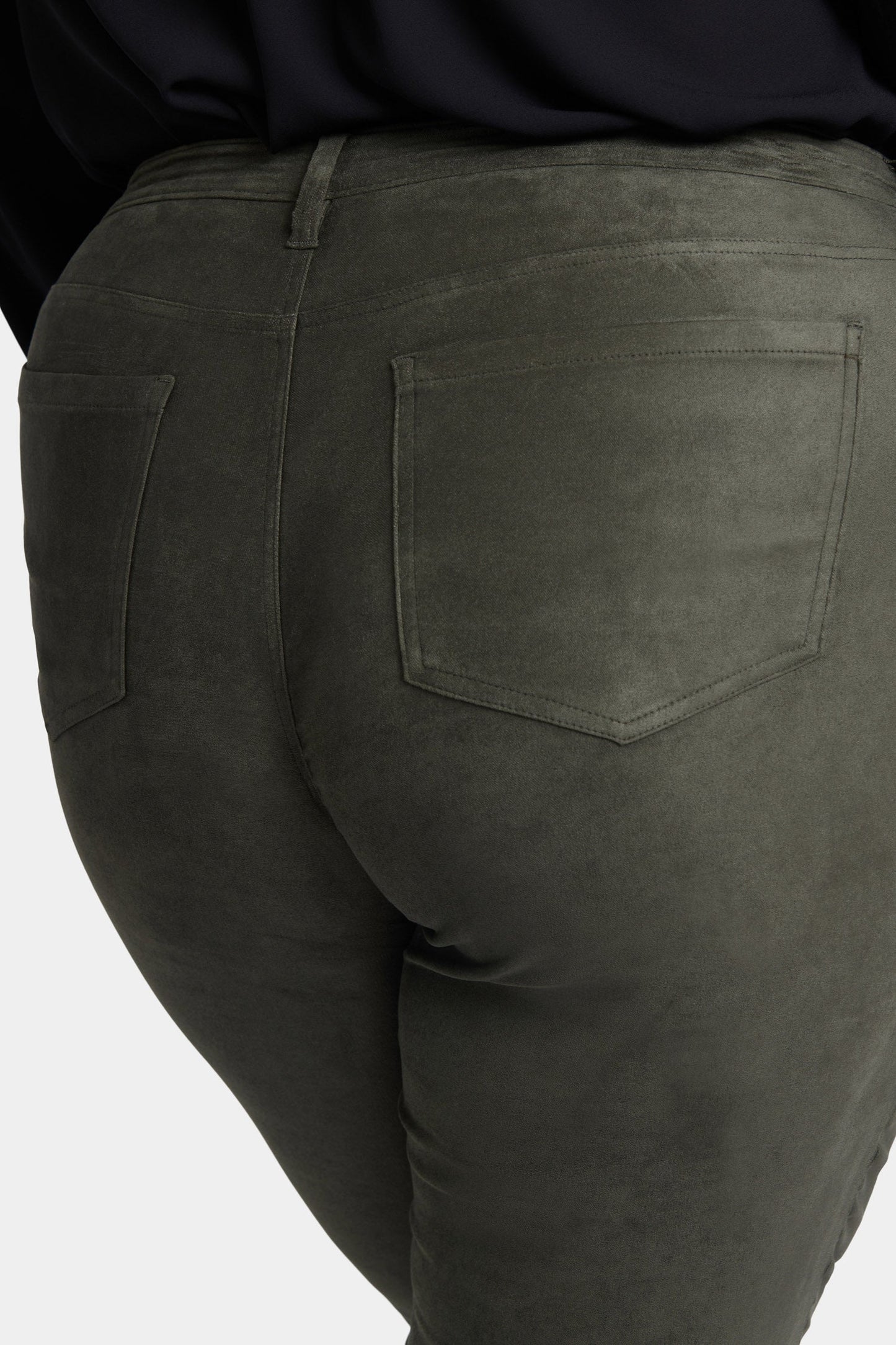 Sheri Slim Jeans In Plus Size - Vine Leaf