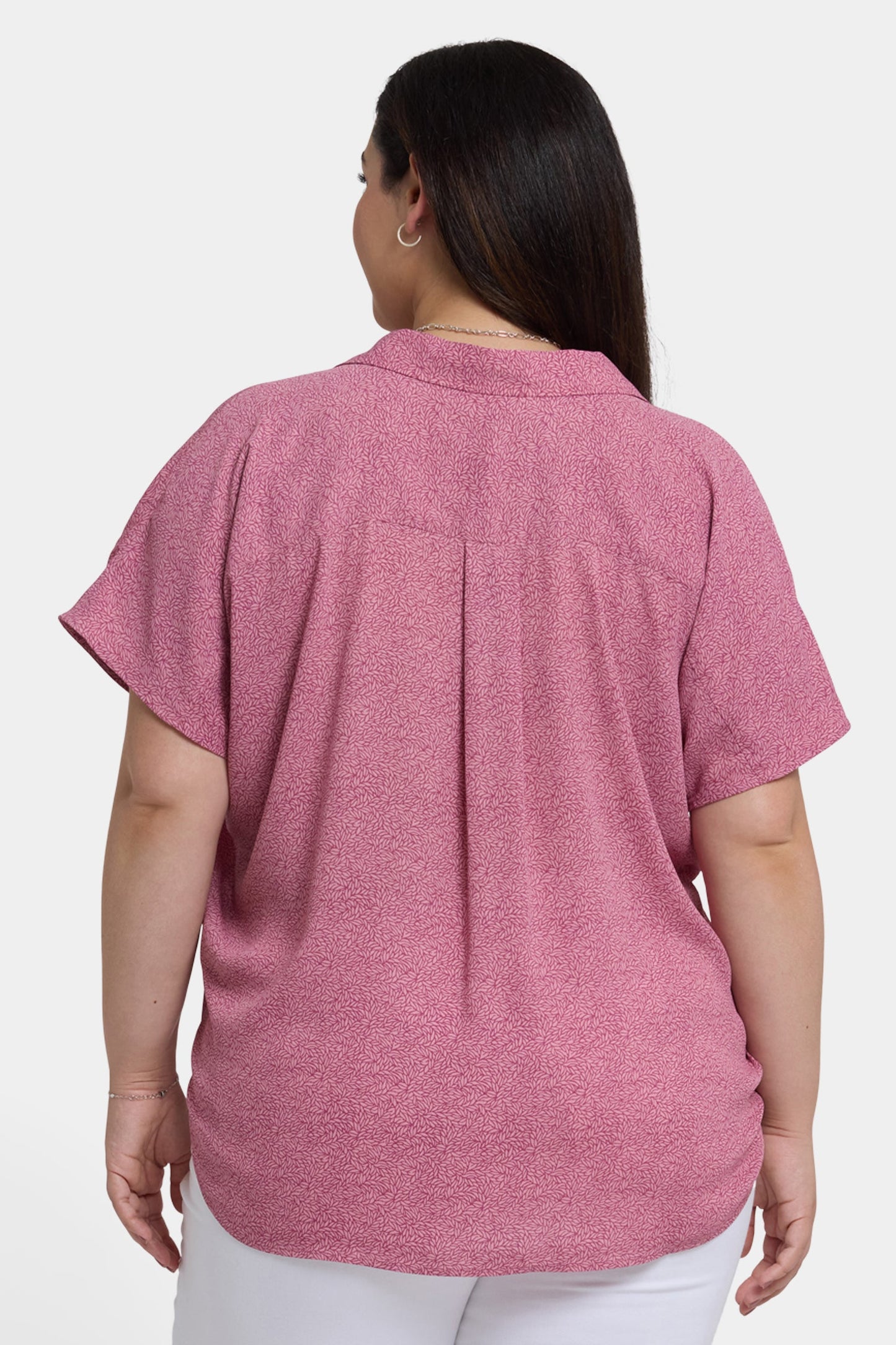 Becky Short Sleeved Blouse In Plus Size - Bonavista