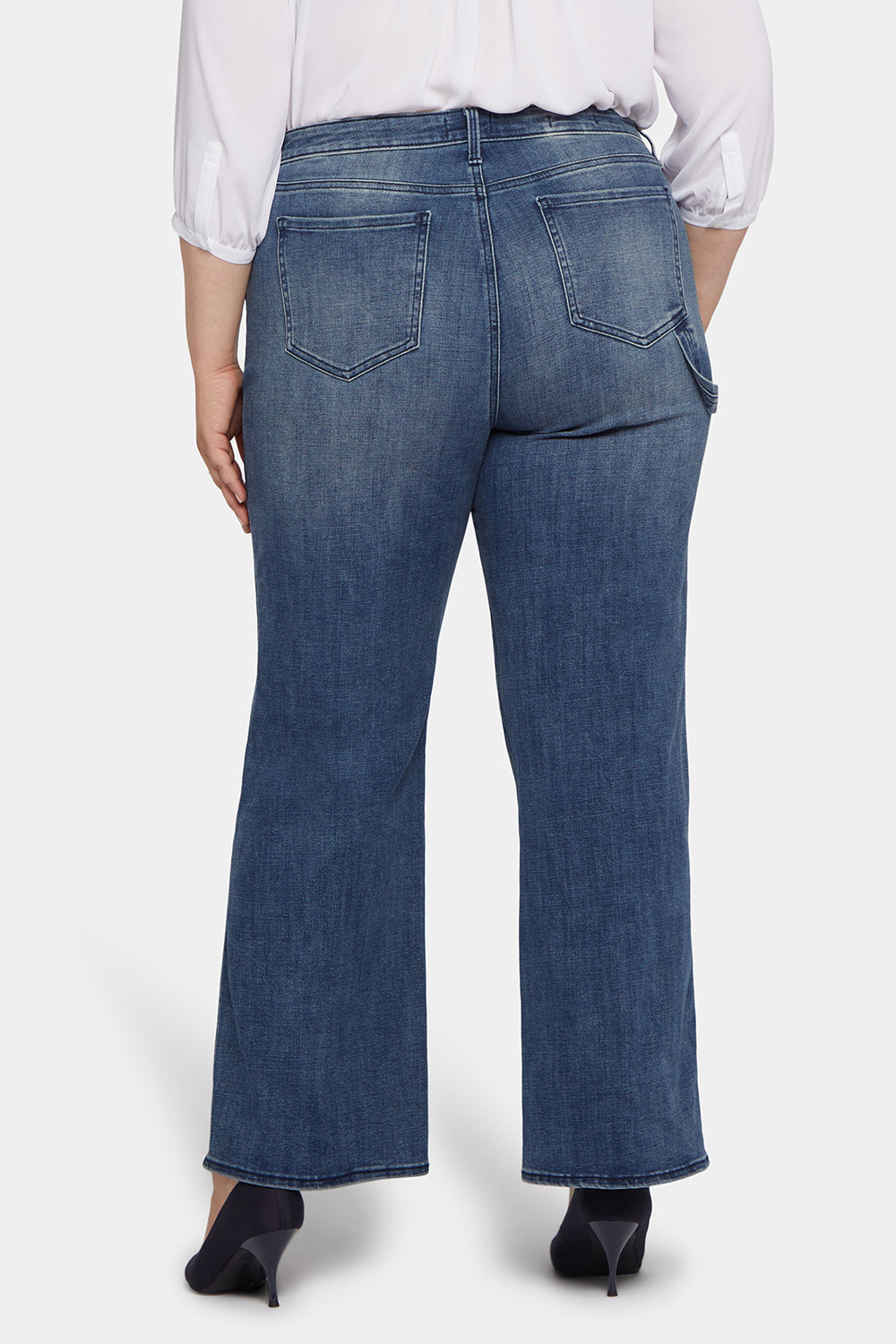 Teresa Wide Leg Jeans In Plus Size - Caliente