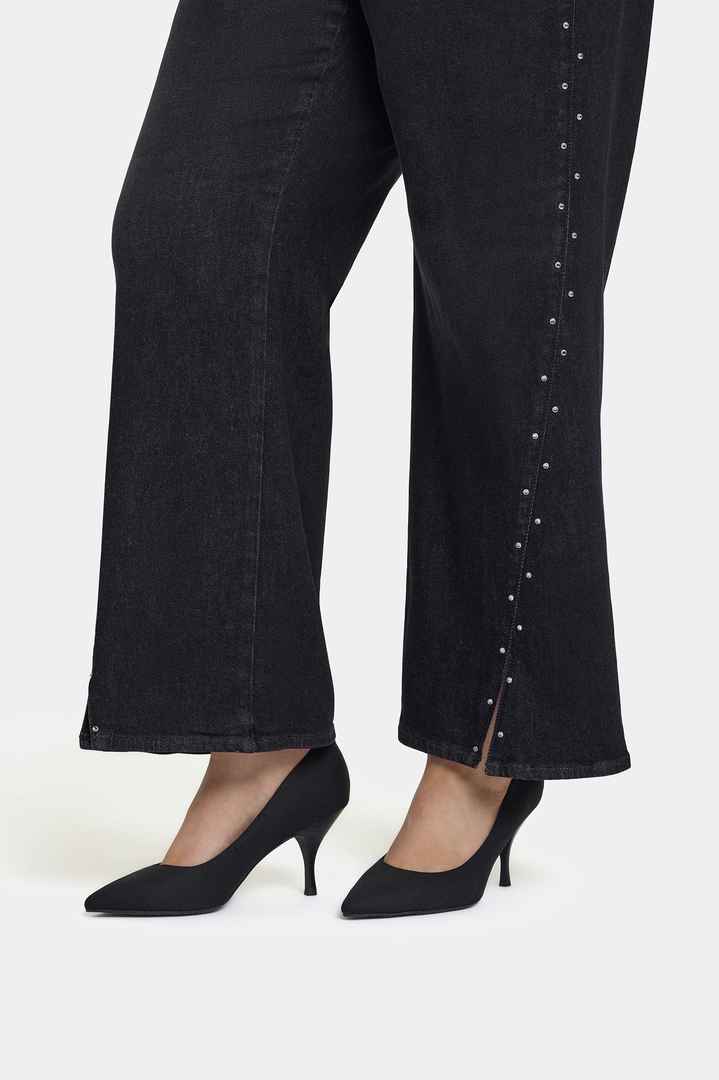 Teresa Wide Leg Jeans In Plus Size - French Nightfall