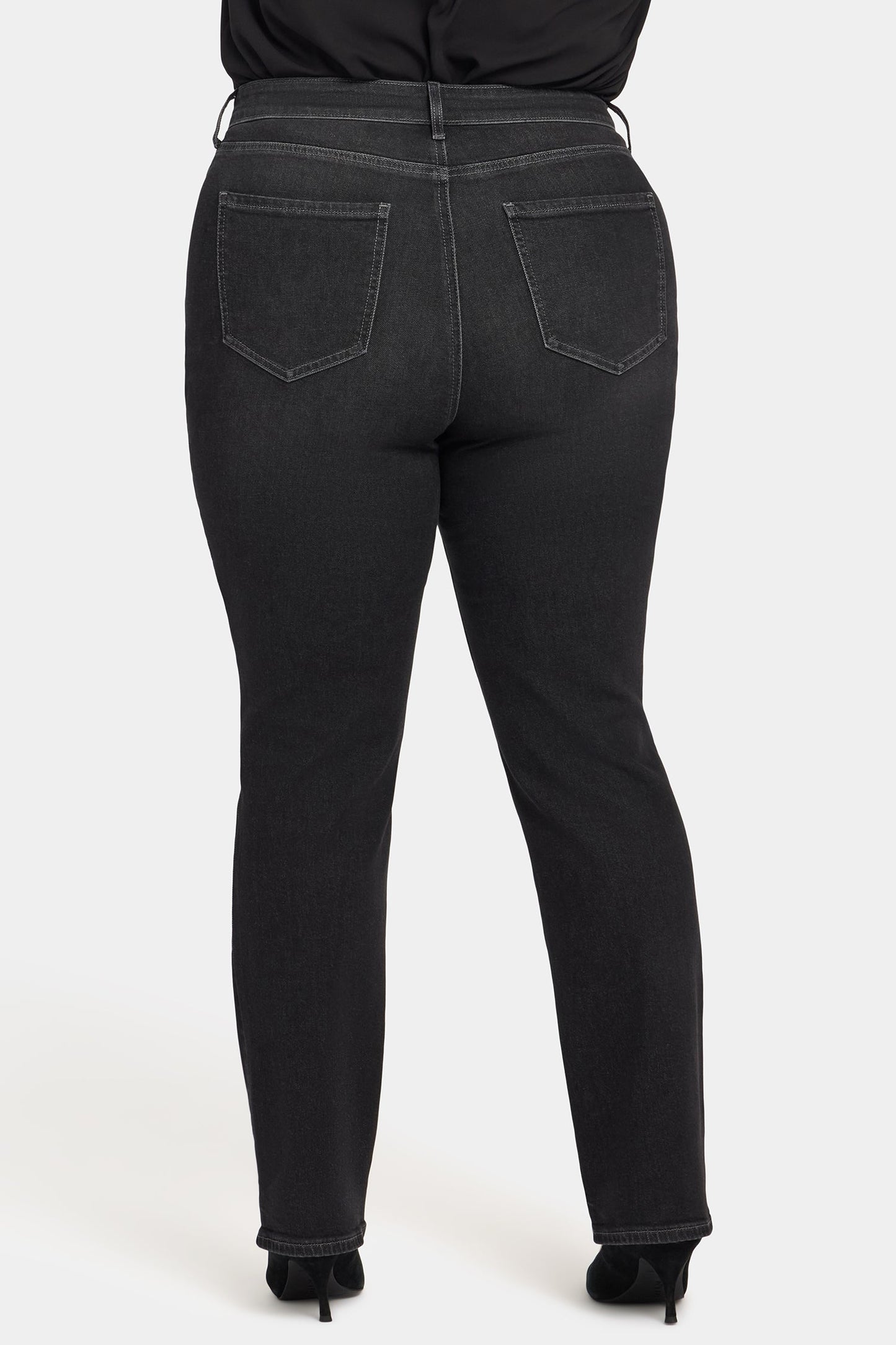 Marilyn Straight Jeans In Plus Size - Paris Lights