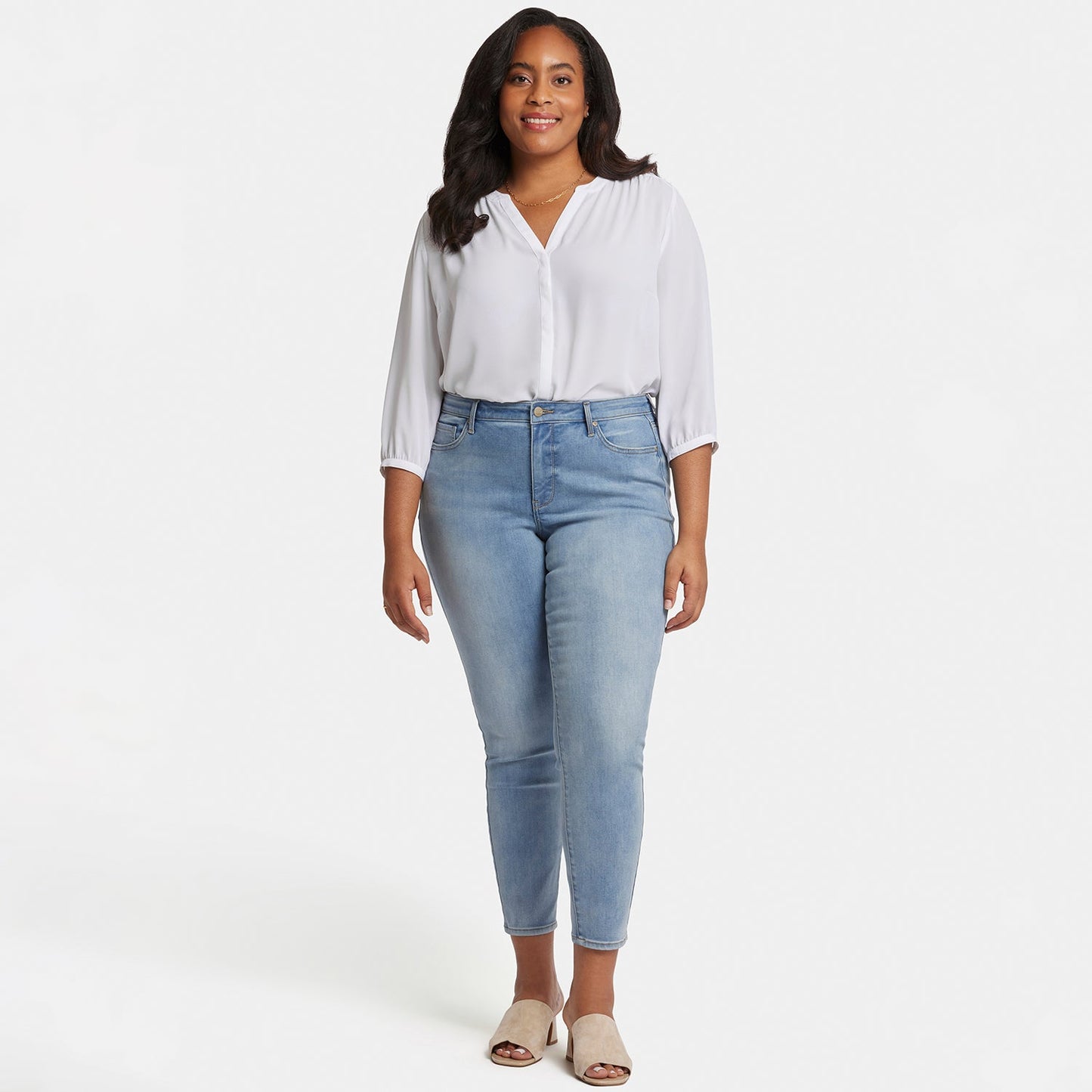 Ami Skinny Jeans In Plus Size - Biscayne