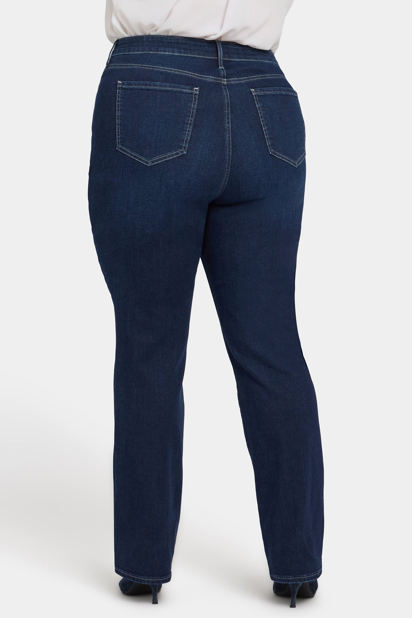 Marilyn Straight Jeans In Plus Size - Midnight Breeze