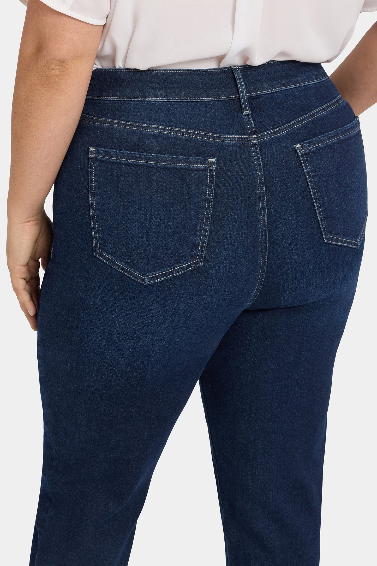 Marilyn Straight Jeans In Plus Size - Midnight Breeze