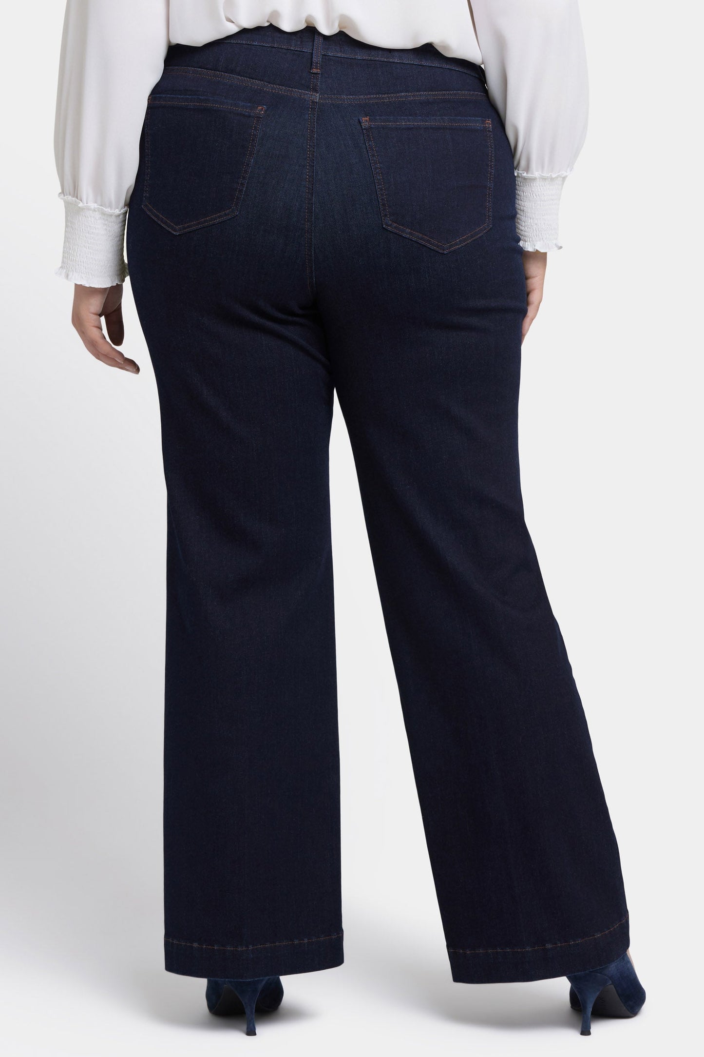 Teresa Wide Leg Jeans In Plus Size - Magical