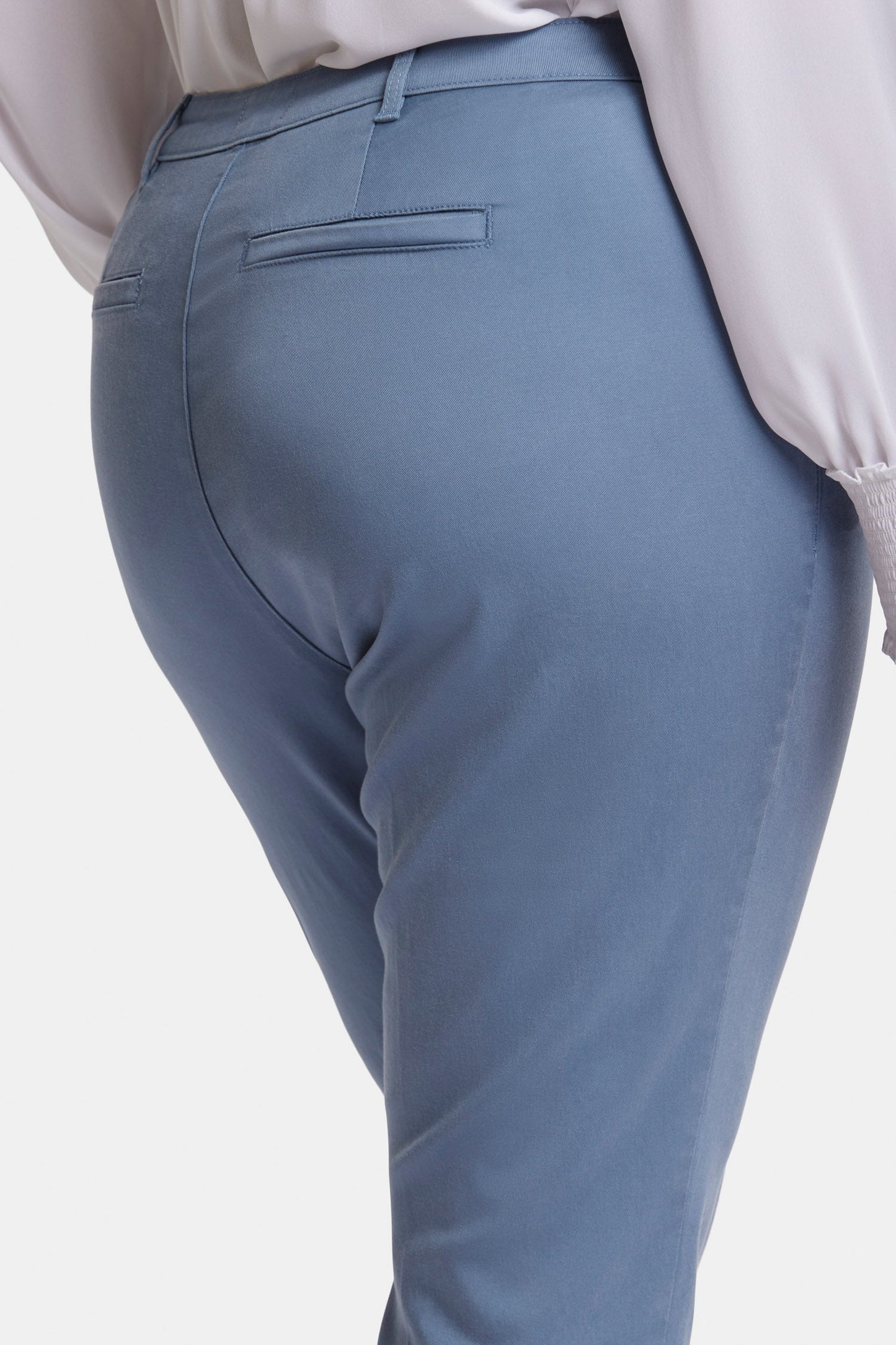 Sadie Slim Pants In Plus Size - Blue Stone