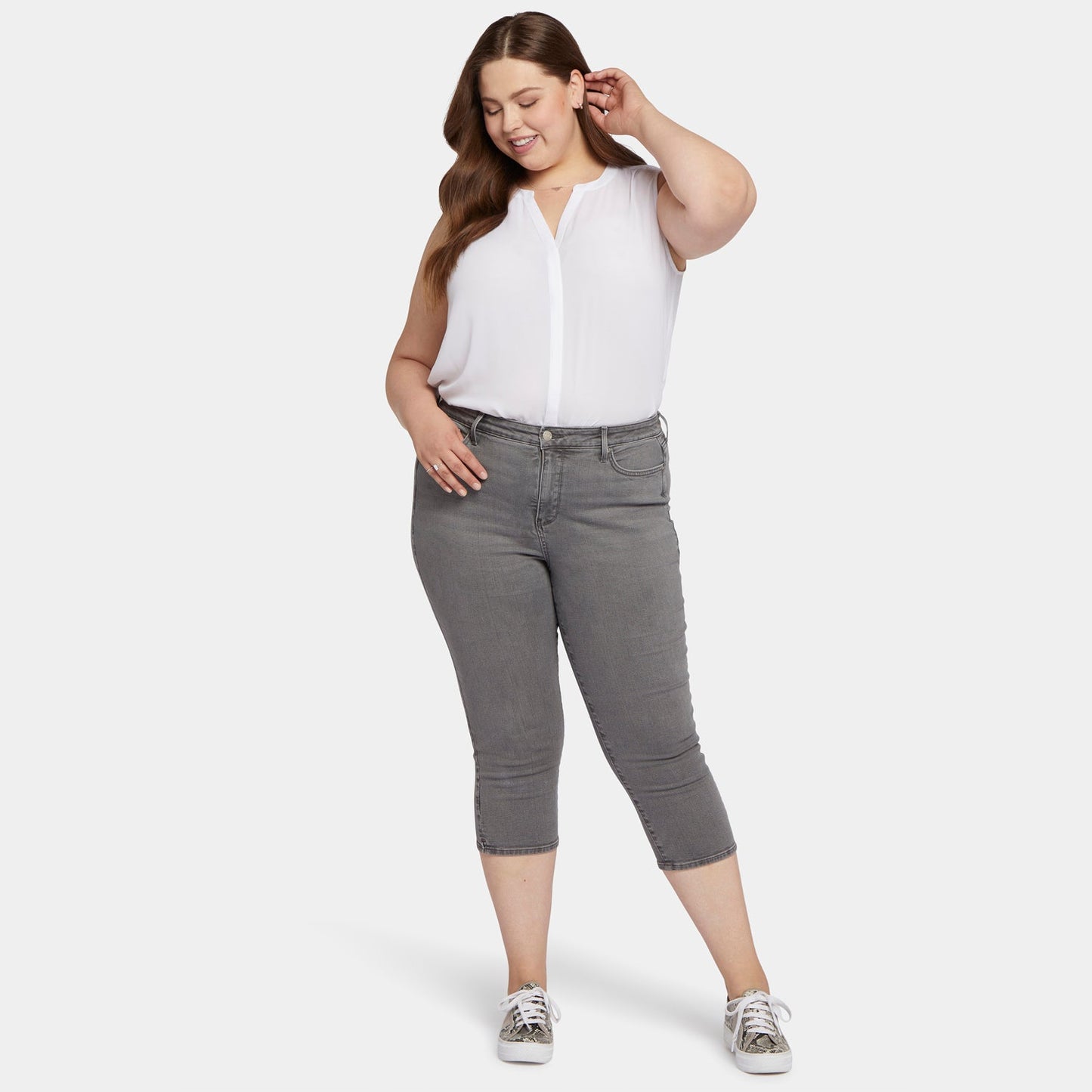 Slim Straight Crop Jeans - Palmas