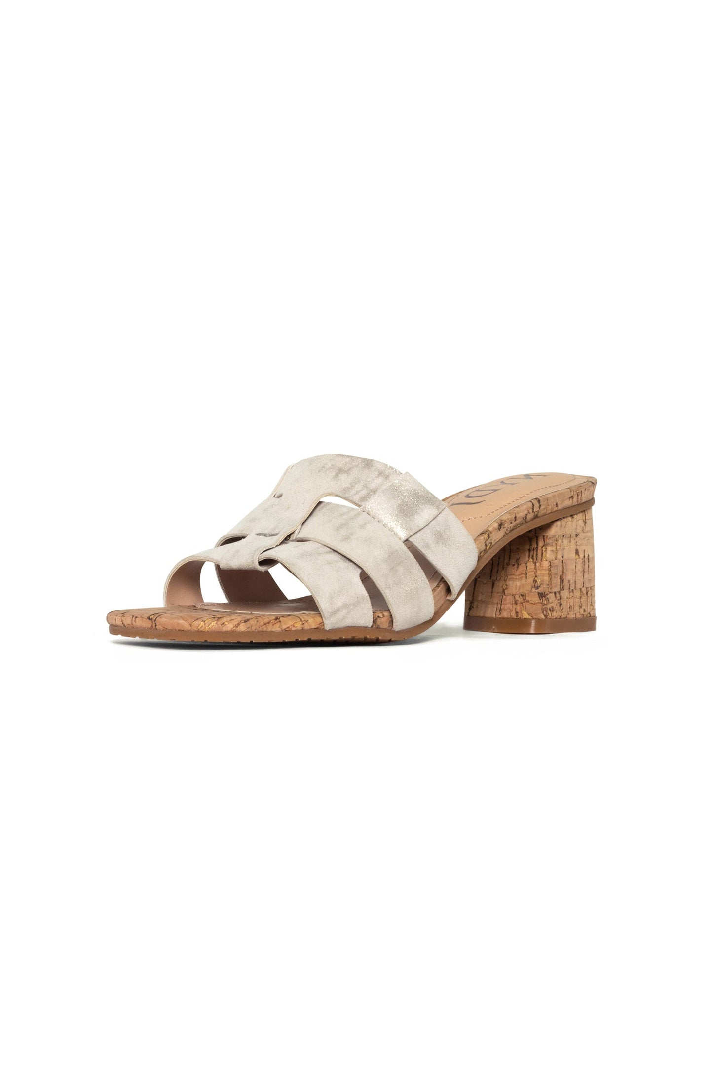 Gloriana Mule Sandals - Pewter