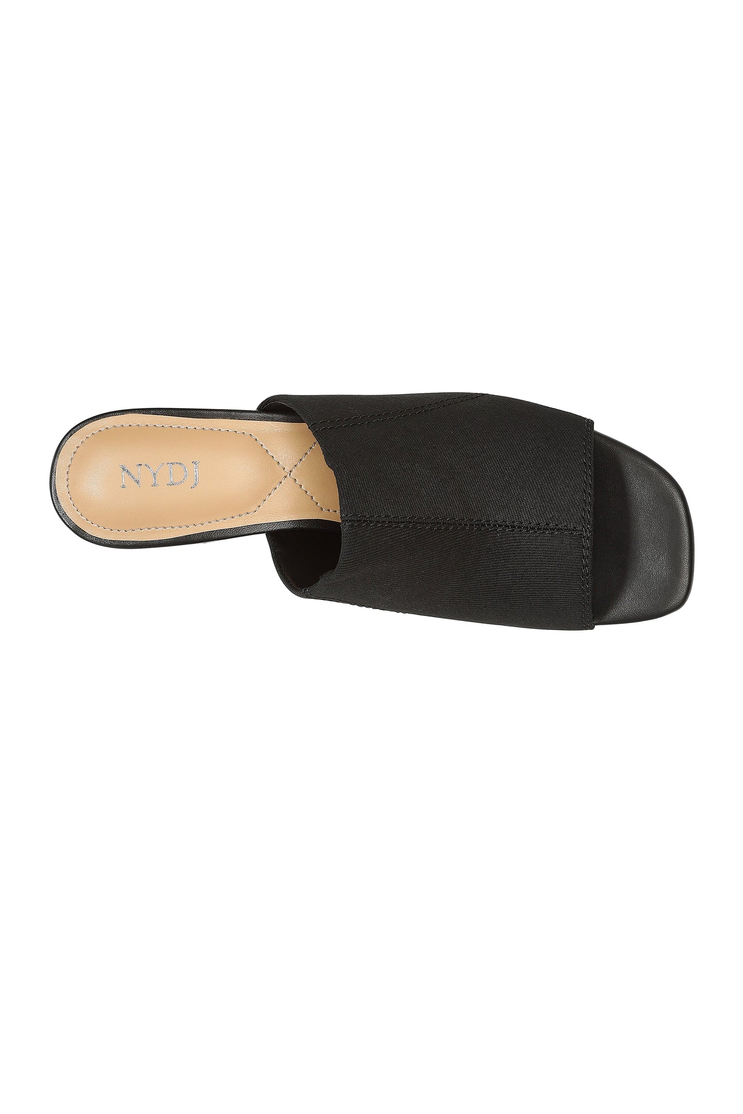 Gwen Stretch Mules - Black