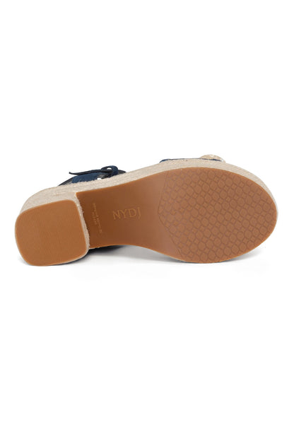 Houston Platform Sandals - Indigo