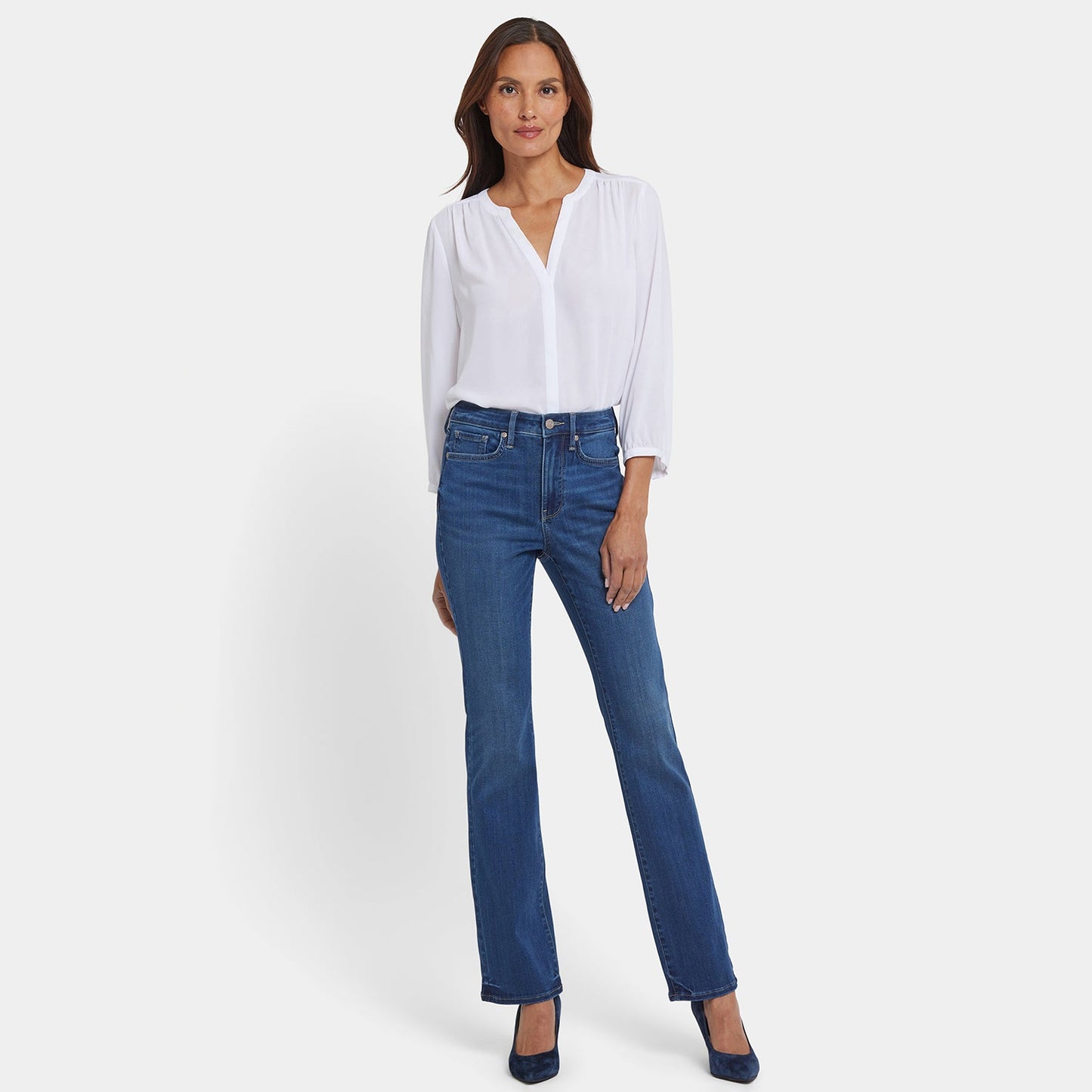 Billie Mini Bootcut Jeans - Vintage Lapis