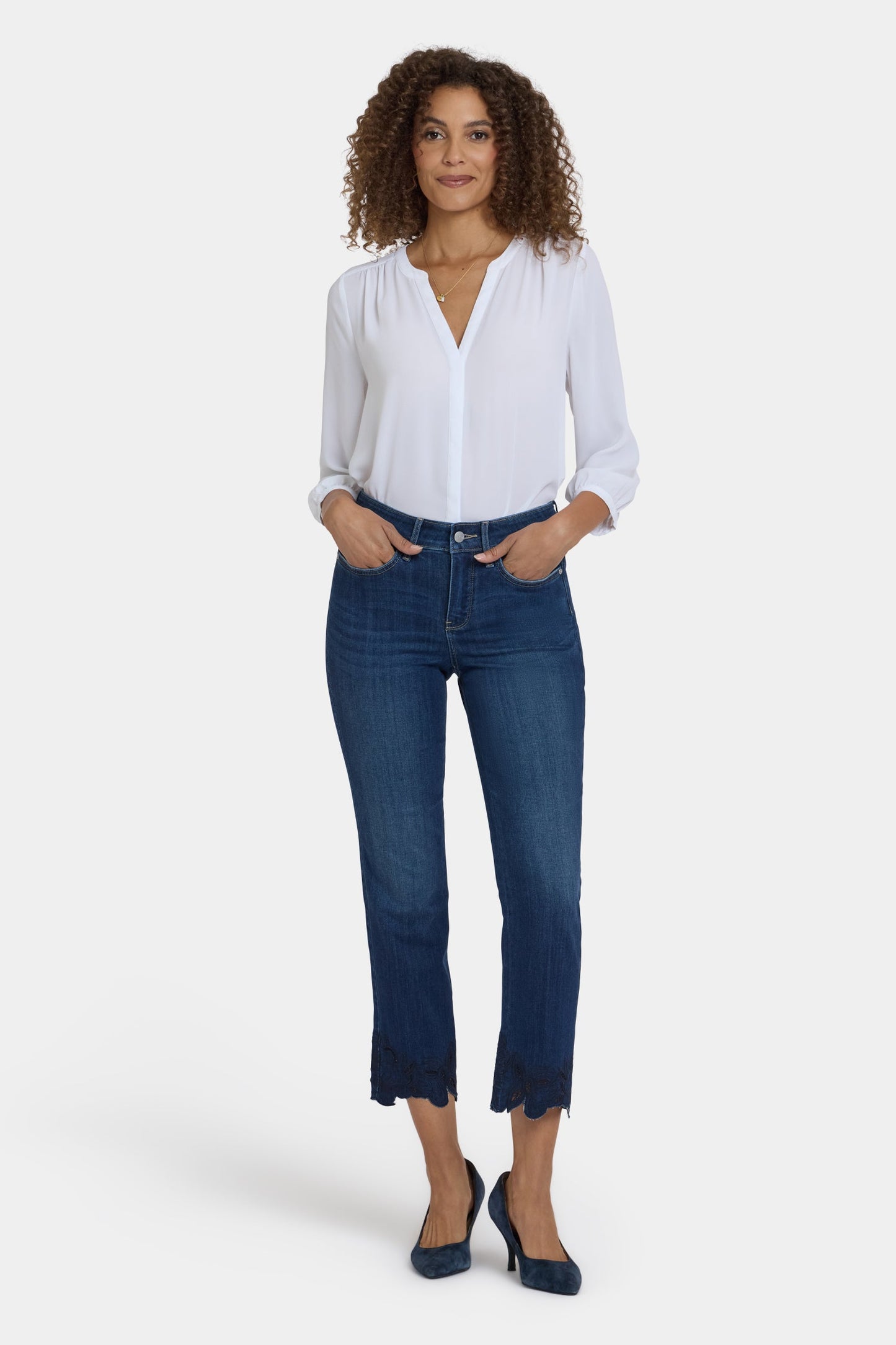 Marilyn Straight Ankle Jeans - Wonderland