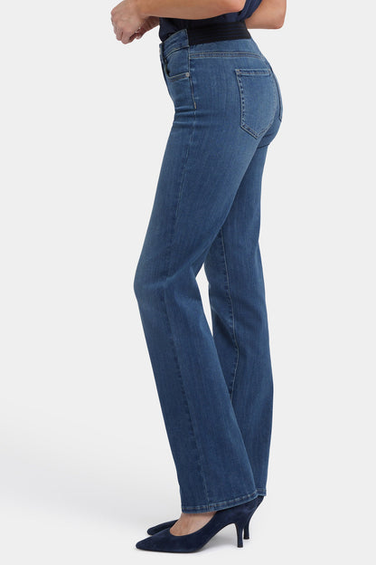No Gapper™ Marilyn Straight Jeans - Valencia Surf