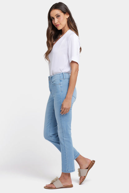 Sheri Slim Ankle Jeans - Canary Beach