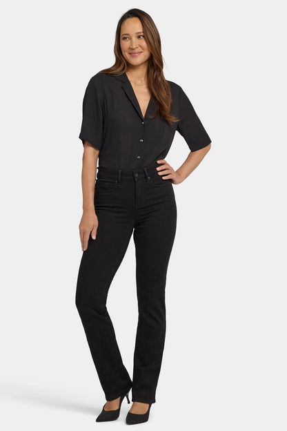 Marilyn Straight Jeans - Black Rinse