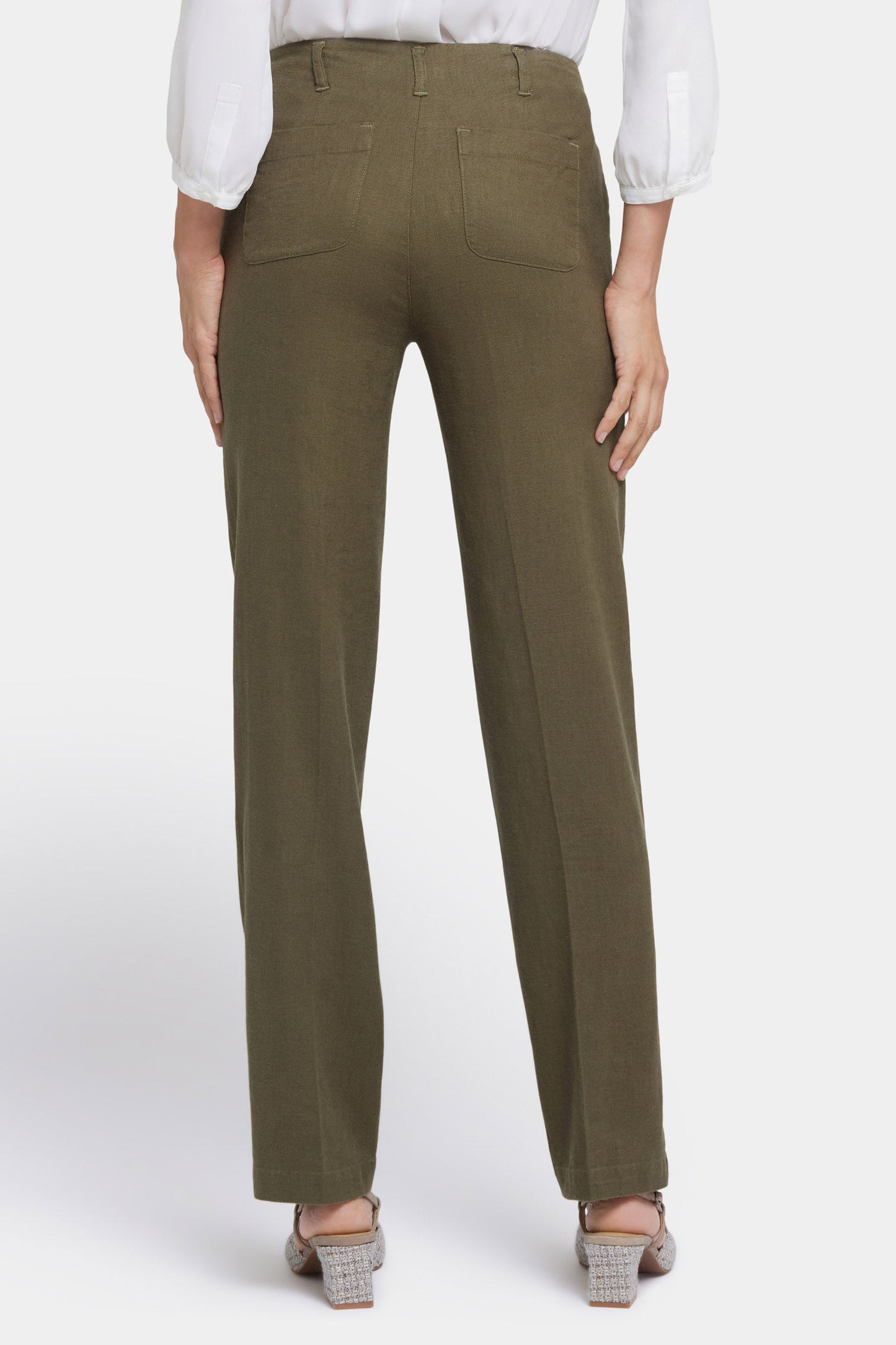 Marilyn Straight Pants - Bay Leaf