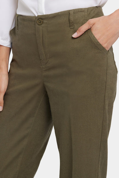 Marilyn Straight Pants - Bay Leaf
