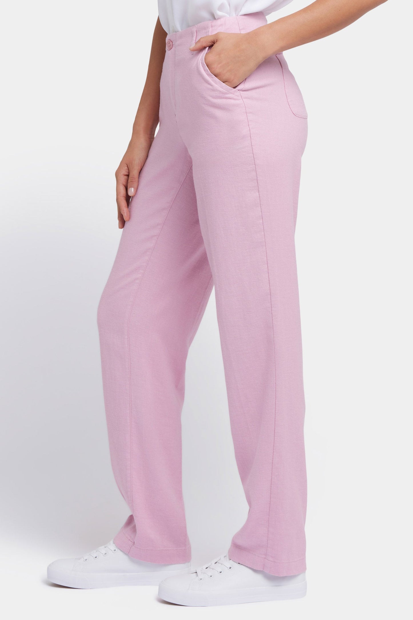 Marilyn Straight Pants - Pink Nectar