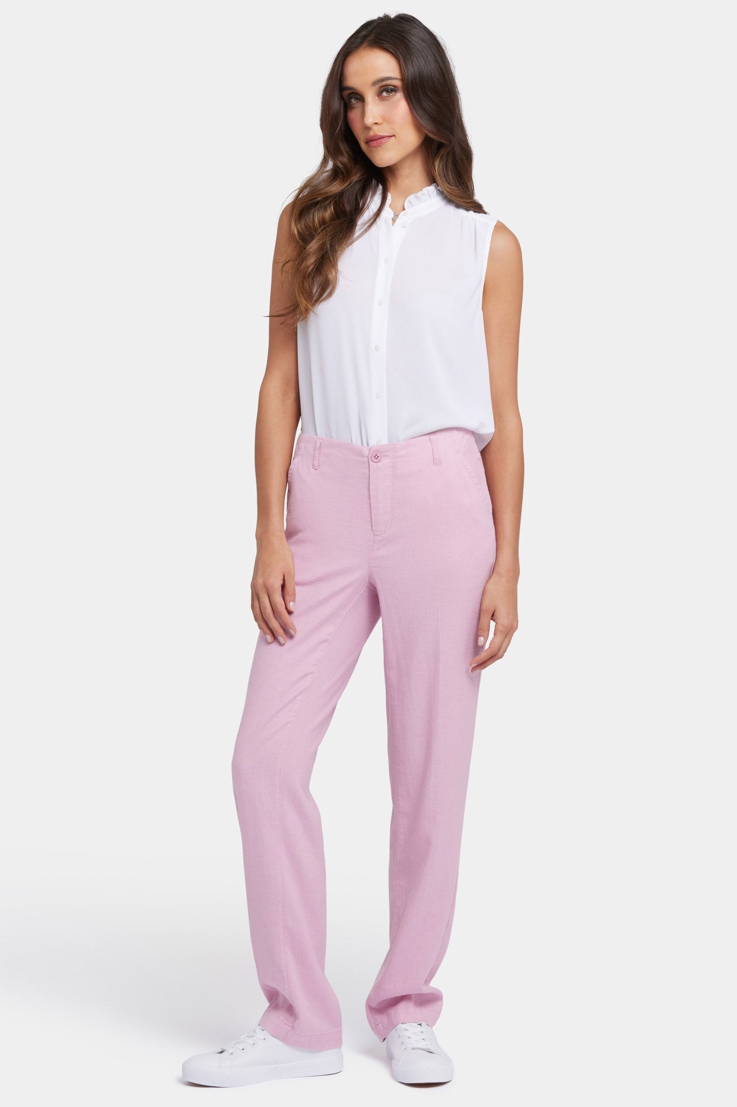 Marilyn Straight Pants - Pink Nectar