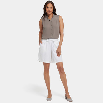 Breezy Bermuda Shorts - White