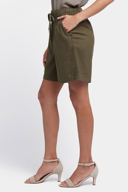Breezy Bermuda Shorts - Bay Leaf
