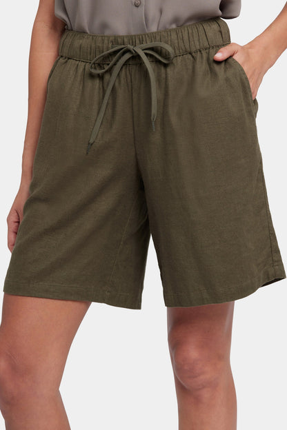 Breezy Bermuda Shorts - Bay Leaf