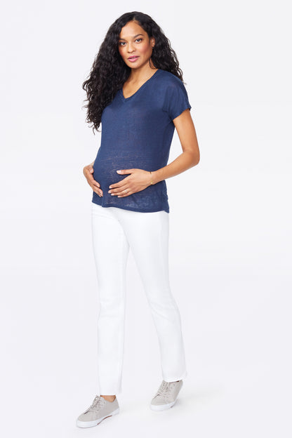 Straight Maternity Jeans - Optic White